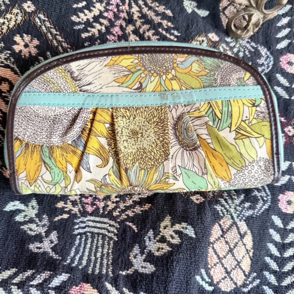 Liberty of London for Target Floral Zip Wallet - Sunflower Print Mint & Yellow